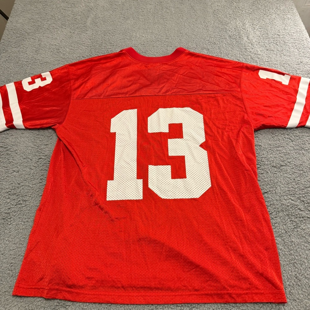 Nebraska Cornhuskers Football Adidas Red #13 Jersey Size Large Zac Taylor - Picture 9 of 10